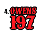 NAME & NUMBER VEST ID VINYL GRAPHICS